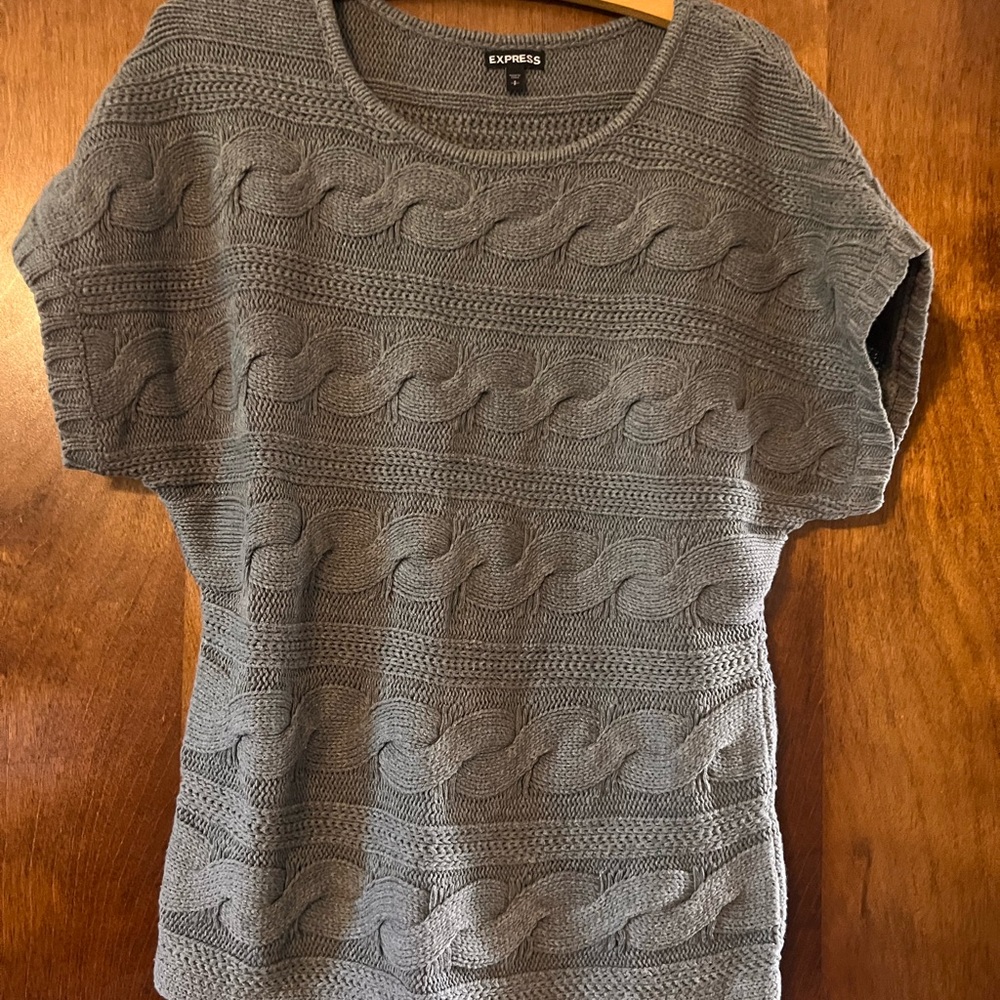 Express Charcoal Knit Sweater
